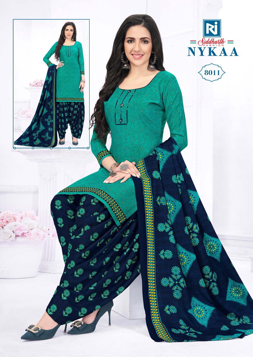 Siddharth Nykaa 8 Readymade Cotton Dress Catalog
